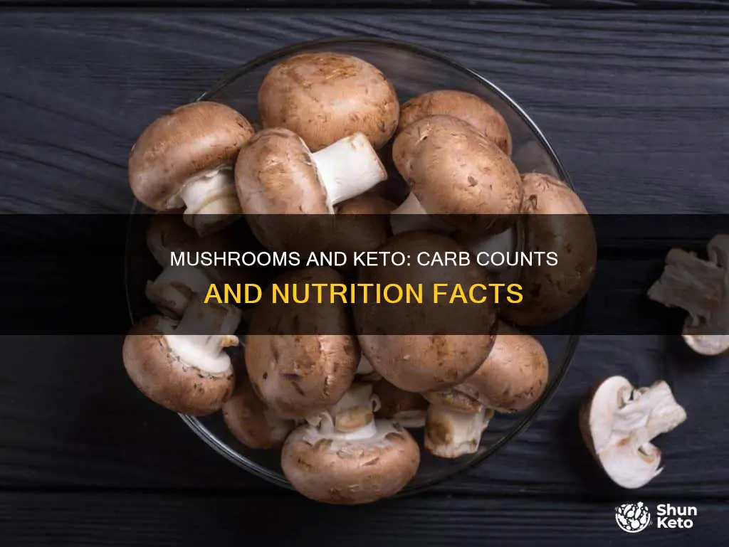 how many carbs in mushrooms keto