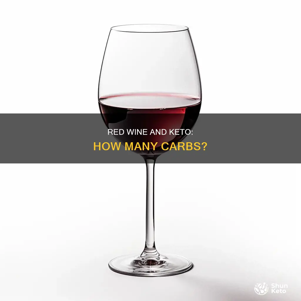 how many carbs in red wine keto