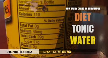 Schweppes Diet Tonic Water: Carb Content Explained