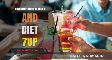 Carbs in Vodka and Diet 7UP: What's the Count?