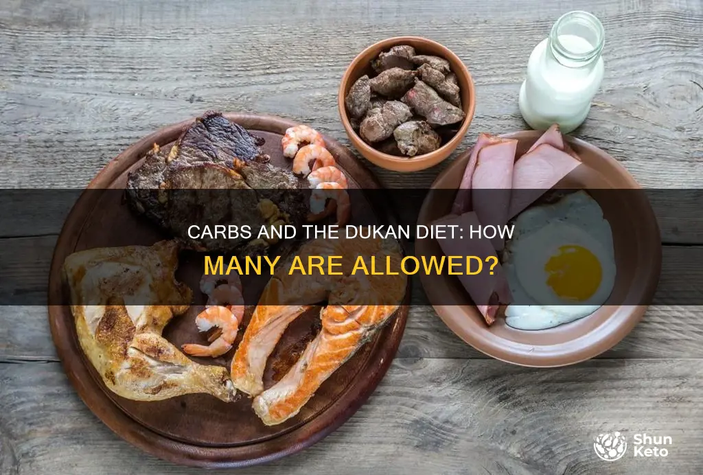 how many carbs on dukan diet