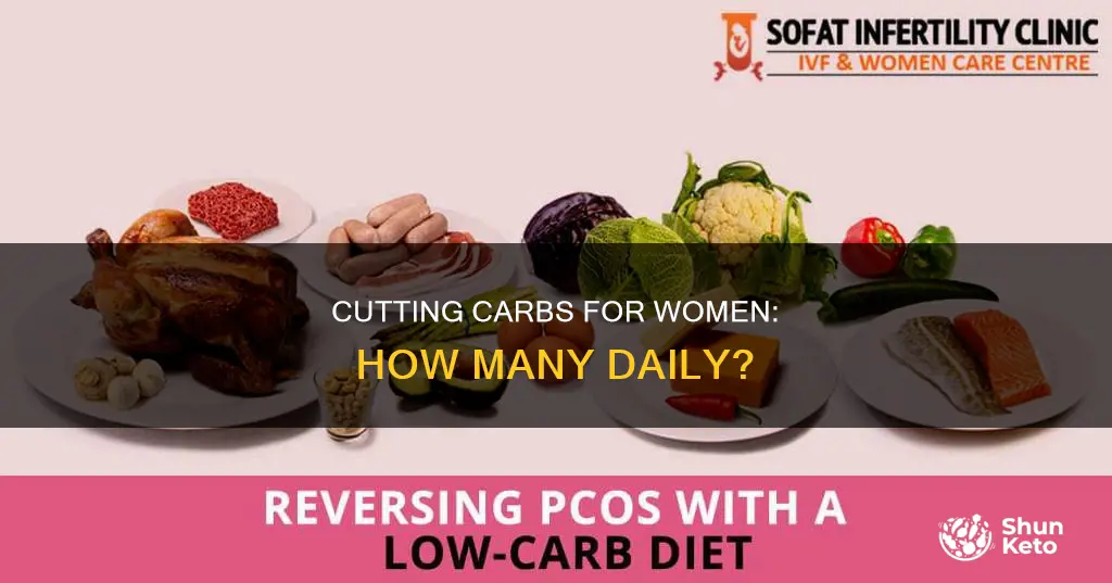 how many carbs per day on a cutting diet women