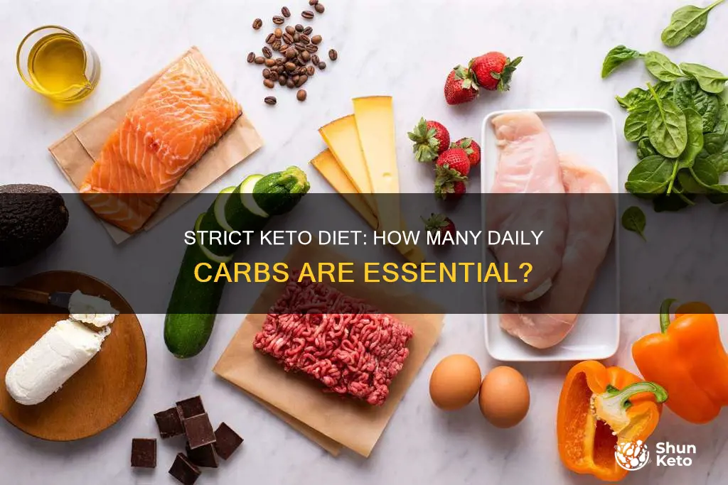 how many carbs per day steict keto