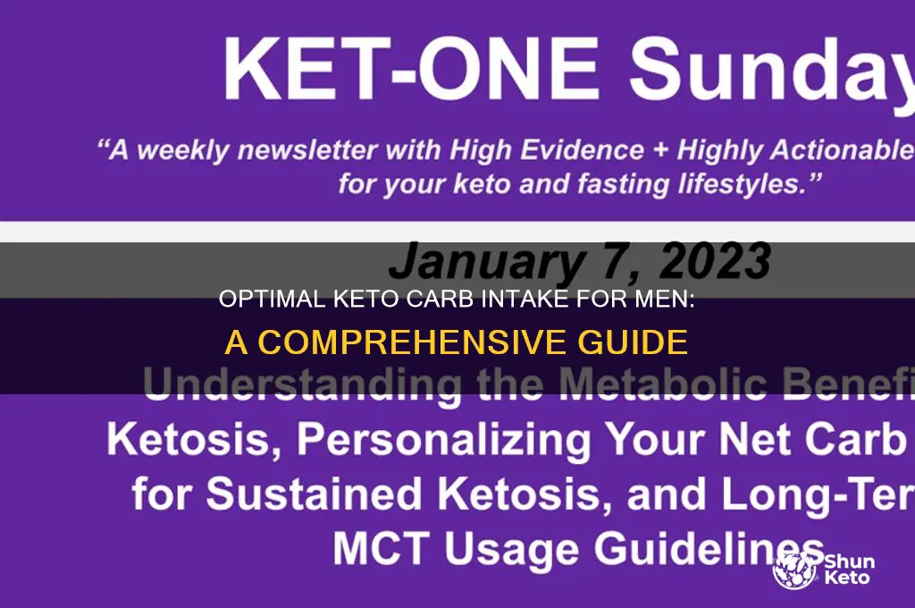 how many carbs should a man eat on keto