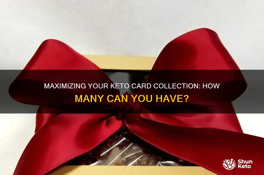 how many cards can you have keto