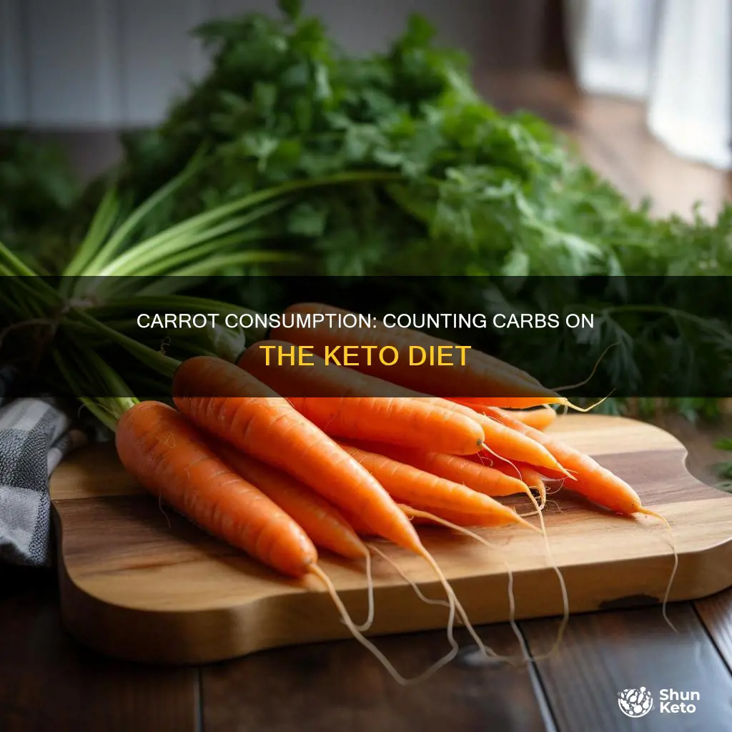 how many carrot carbs per day on keto