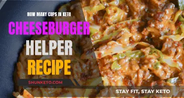 Keto Cheeseburger Helper: How Many Cups?