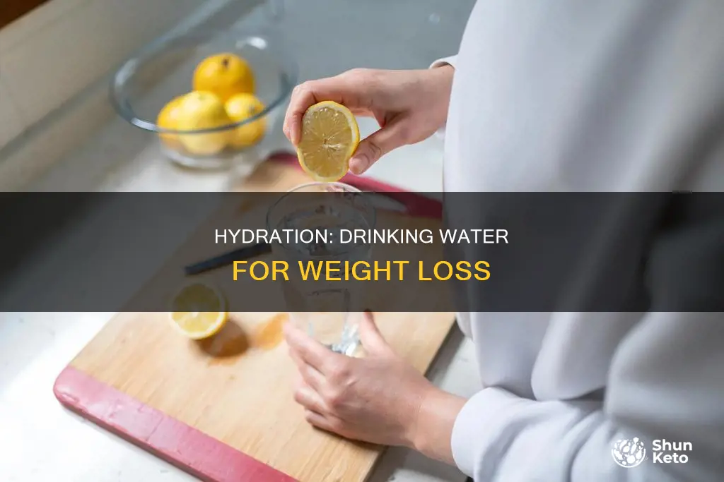 how many cups of water should you drink for diet