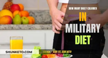 Calorie Counting: Military Diet Daily Breakdown