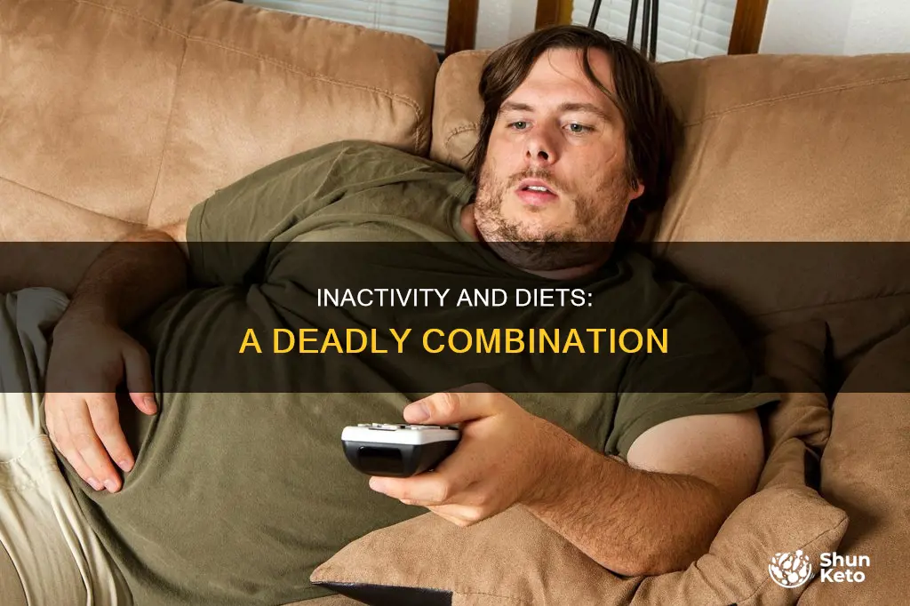 how many deaths do inactivity and unhealthy diets cause annually