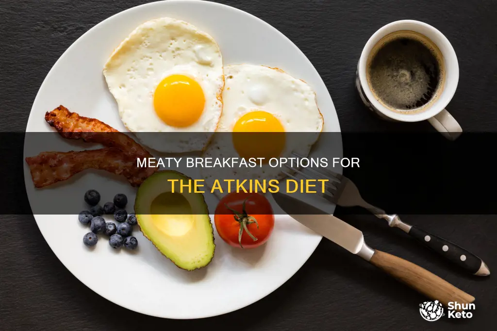 how many eggs and bacon sausage on the atkins diet
