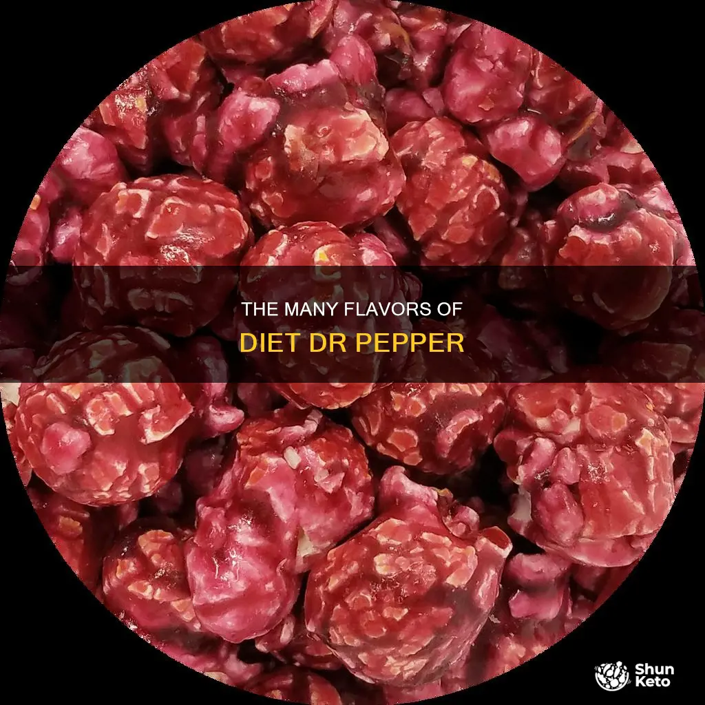 how many flavors in diet dr pepper