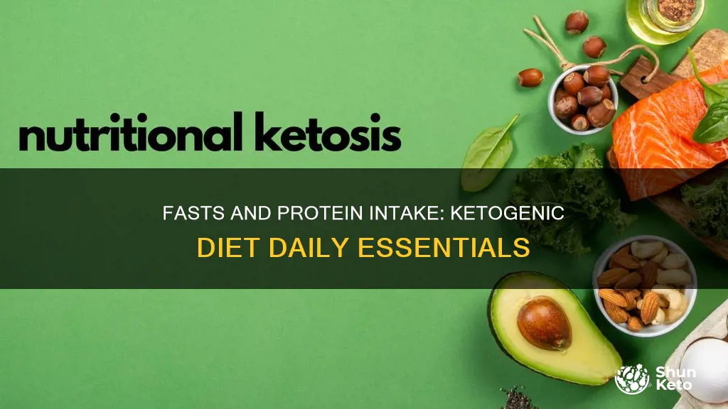 how many fsts and protien per day ketogenic diet