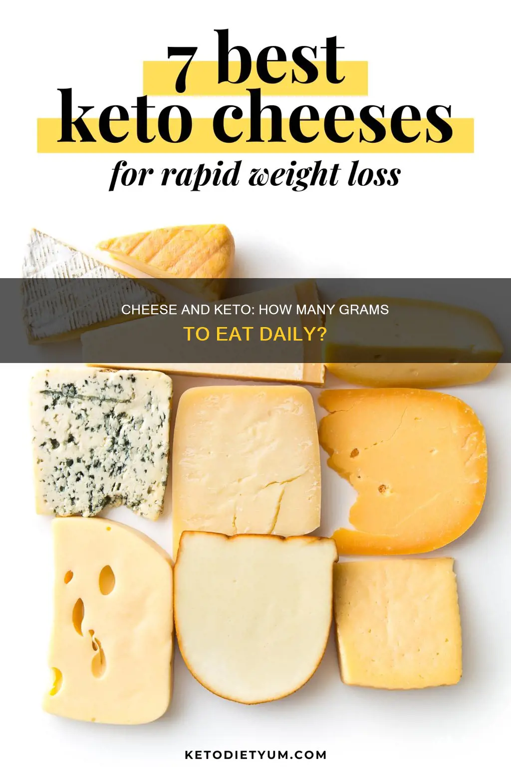 how many grams of cheese per day for keto