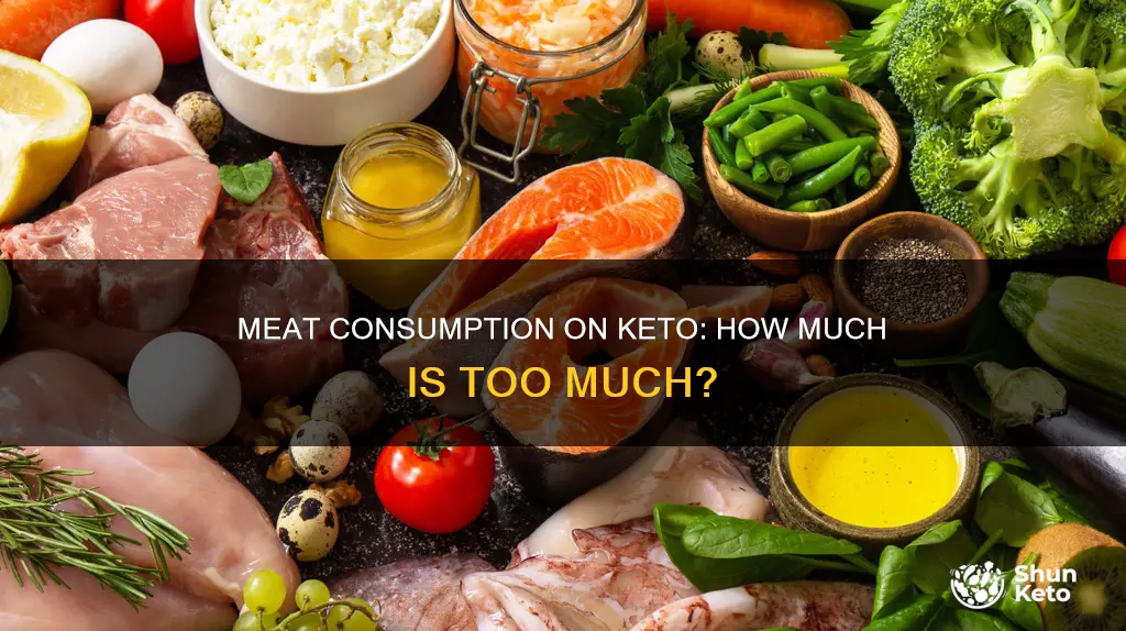 how many grams of meat per day on keto