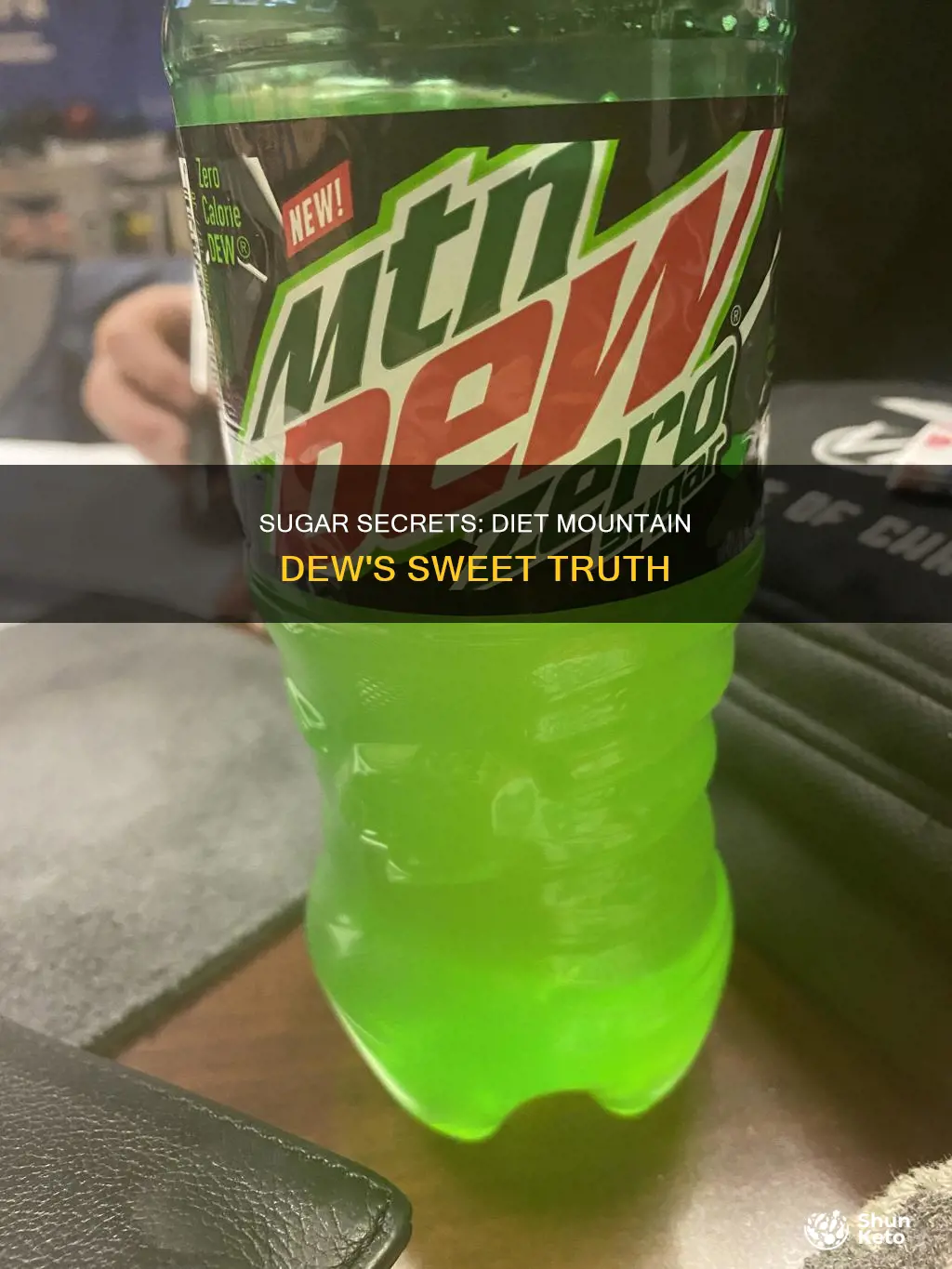 how many grams of sugar are in diet mountain dew