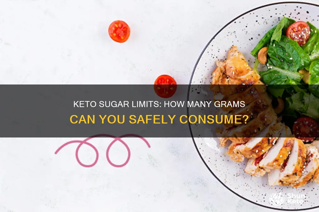 how many grams of sugar can you have on keto