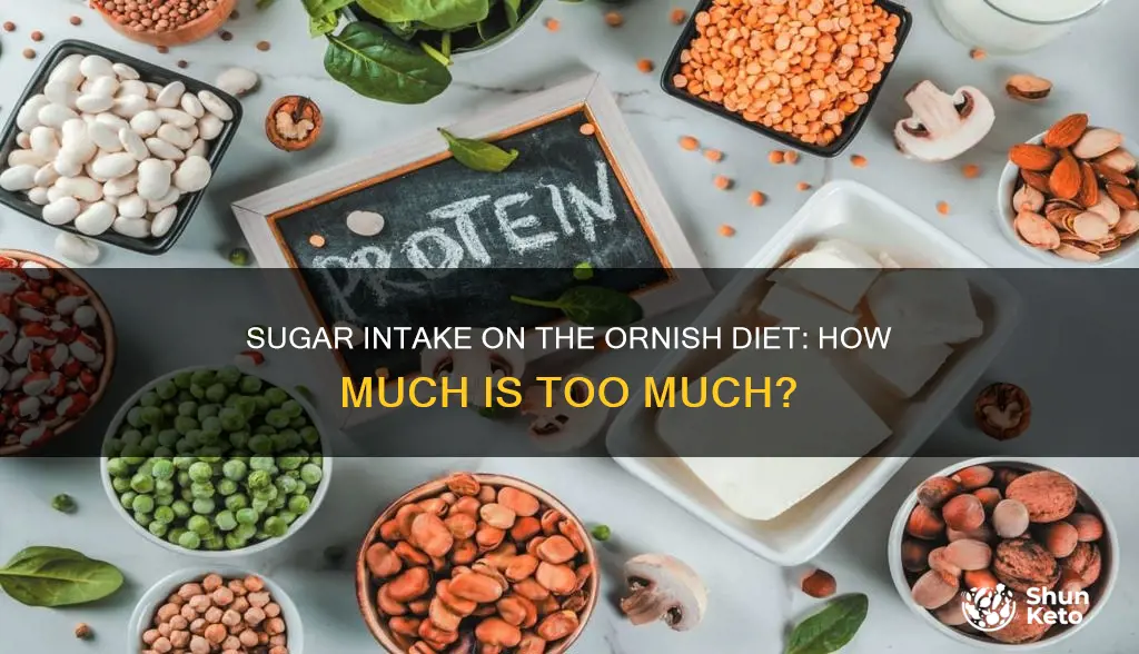 how many grams of sugar for ornish diet