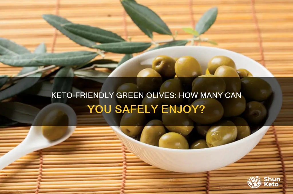 how many green olives can you eat on keto