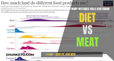 Hectares of Land Needed: Vegetarian vs Meat Diet