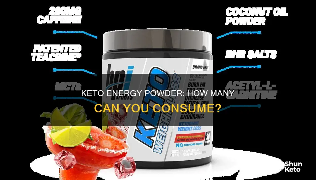 how many it works keto energy powders can you do