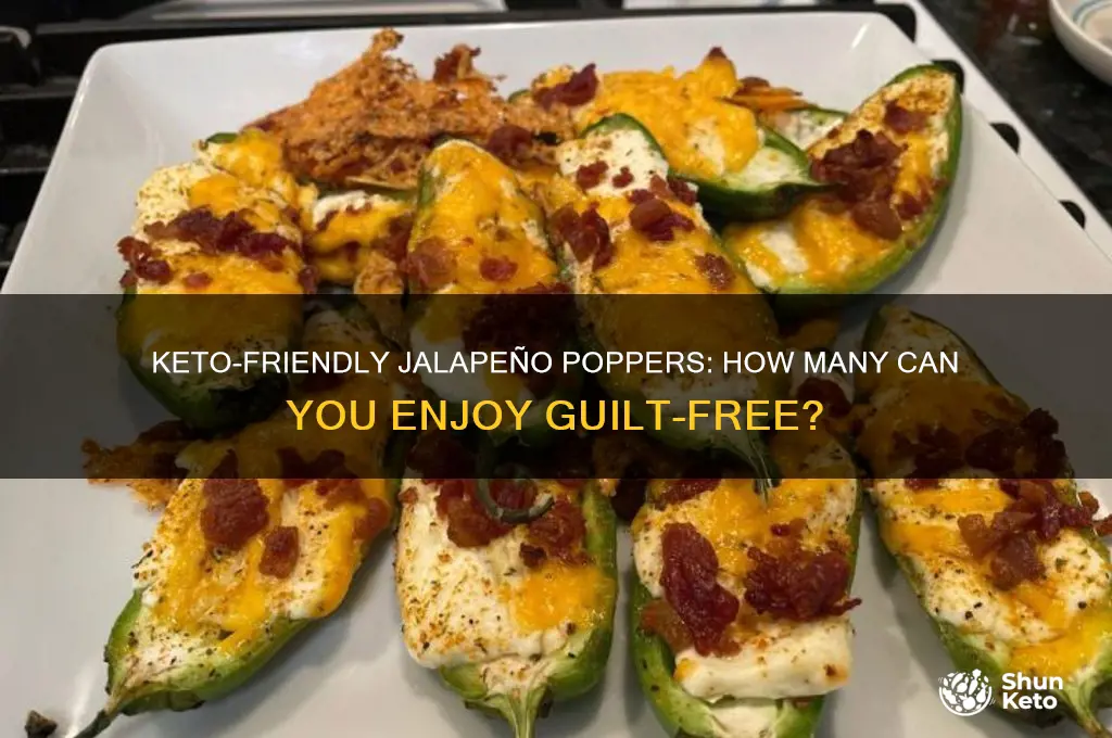 how many jalapeno poppers can you eat on keto diet