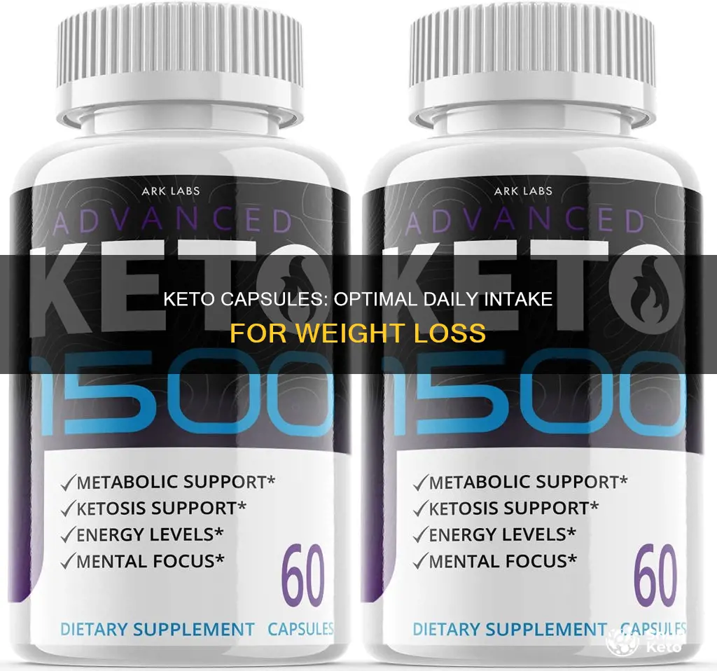 how many keto capsules per day