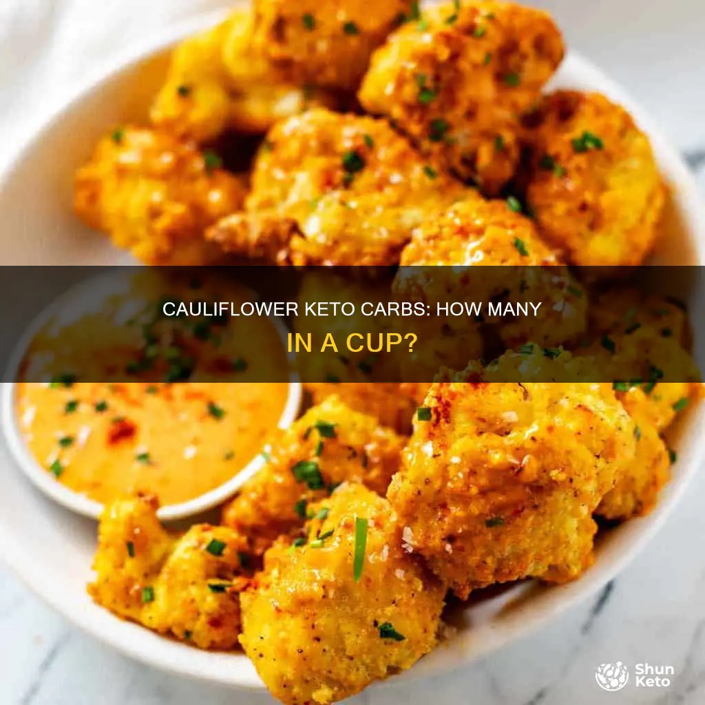 how many keto carbs in cup of cauliflower