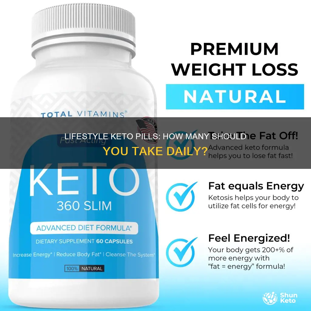 how many lifestyle keto pills per day