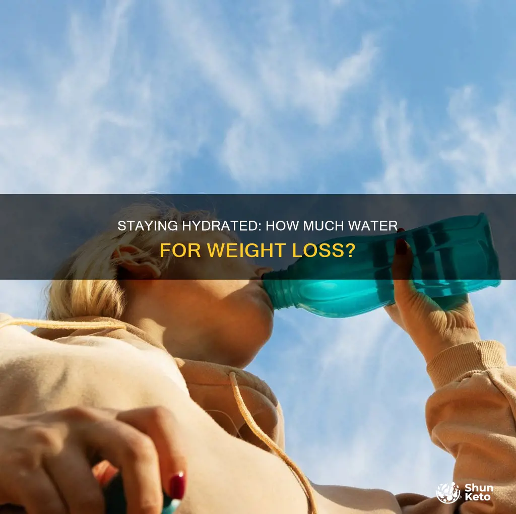 how many litres of water should i drink when dieting