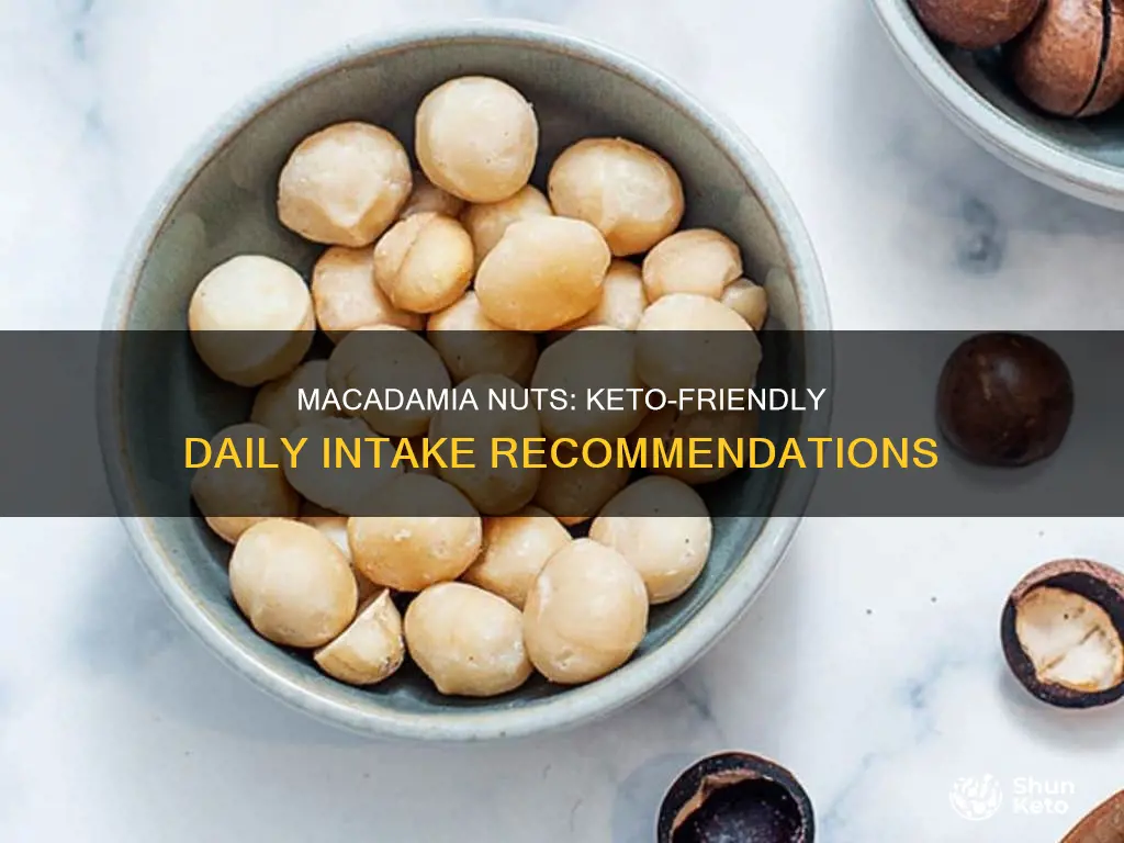 how many macadamia nuts a day on keto