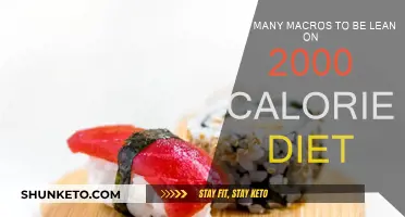 Macros for a Lean Body: 2000 Calorie Diet Plan