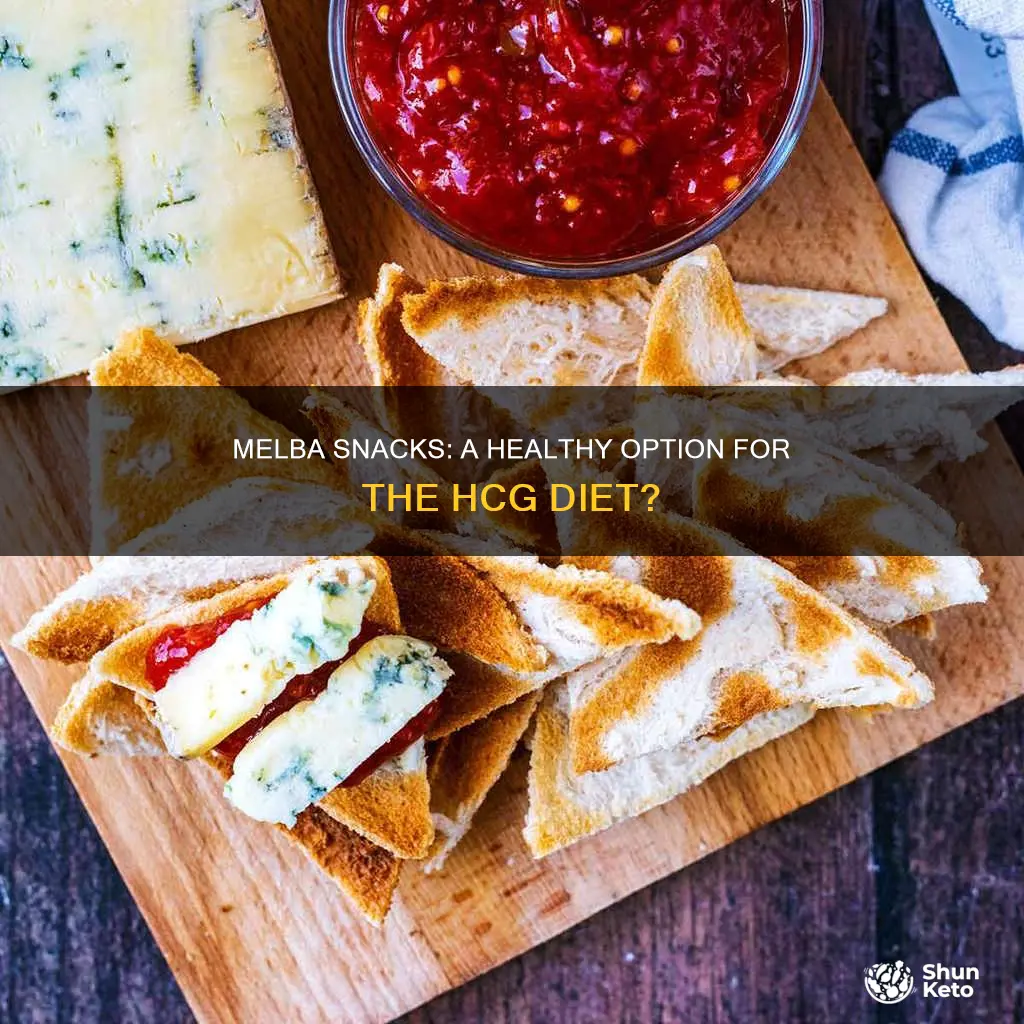 how many melba snacks on hcg diet