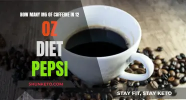 Caffeine Content in 12 oz Diet Pepsi
