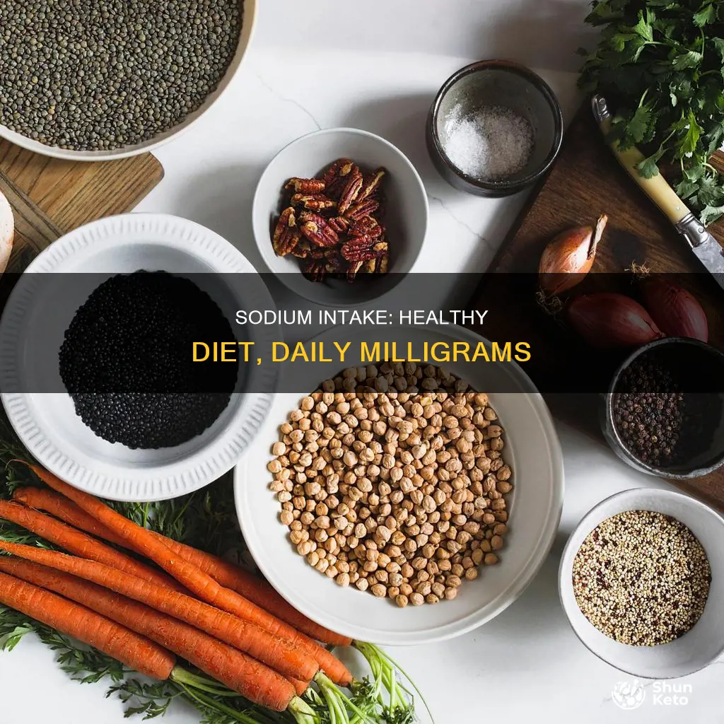 how many mg sodium per day for healkthy diet
