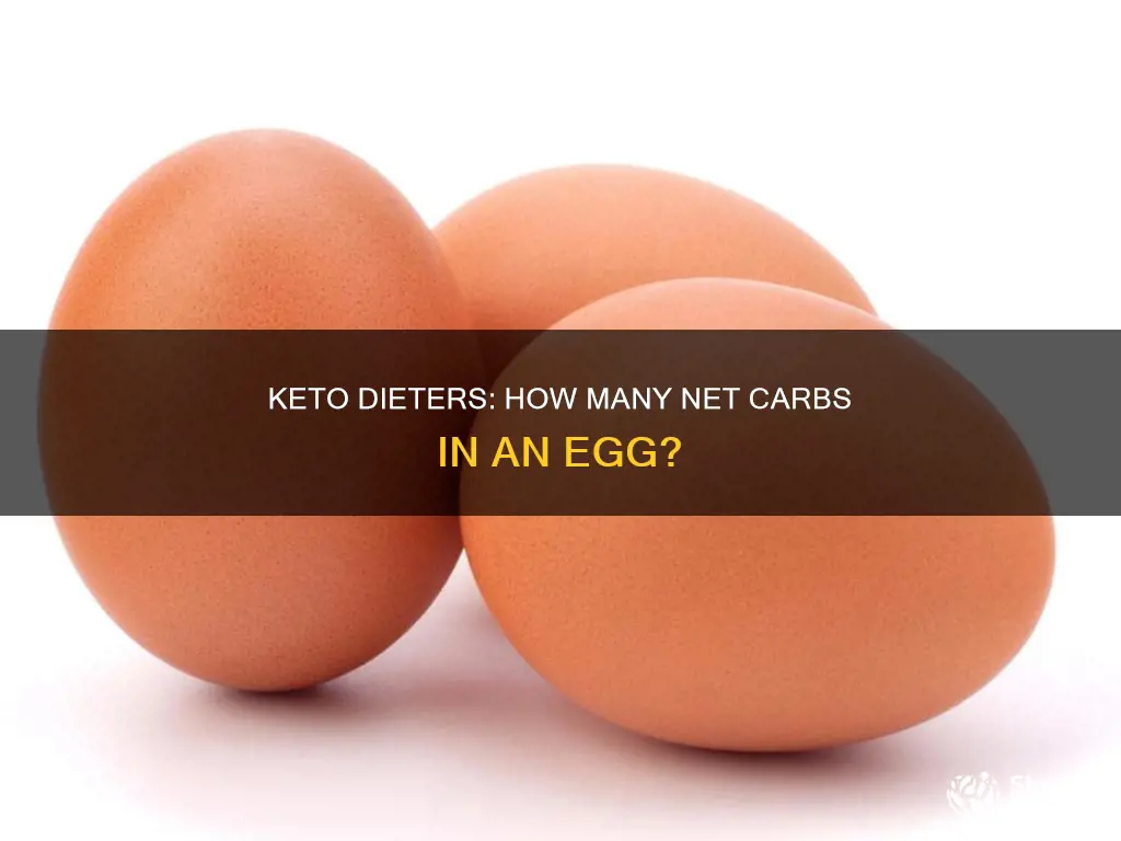 how many net carbs in an egg keto