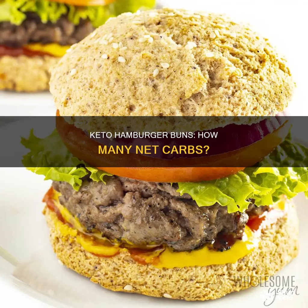 how many net carbs in franz keto hamburger buns