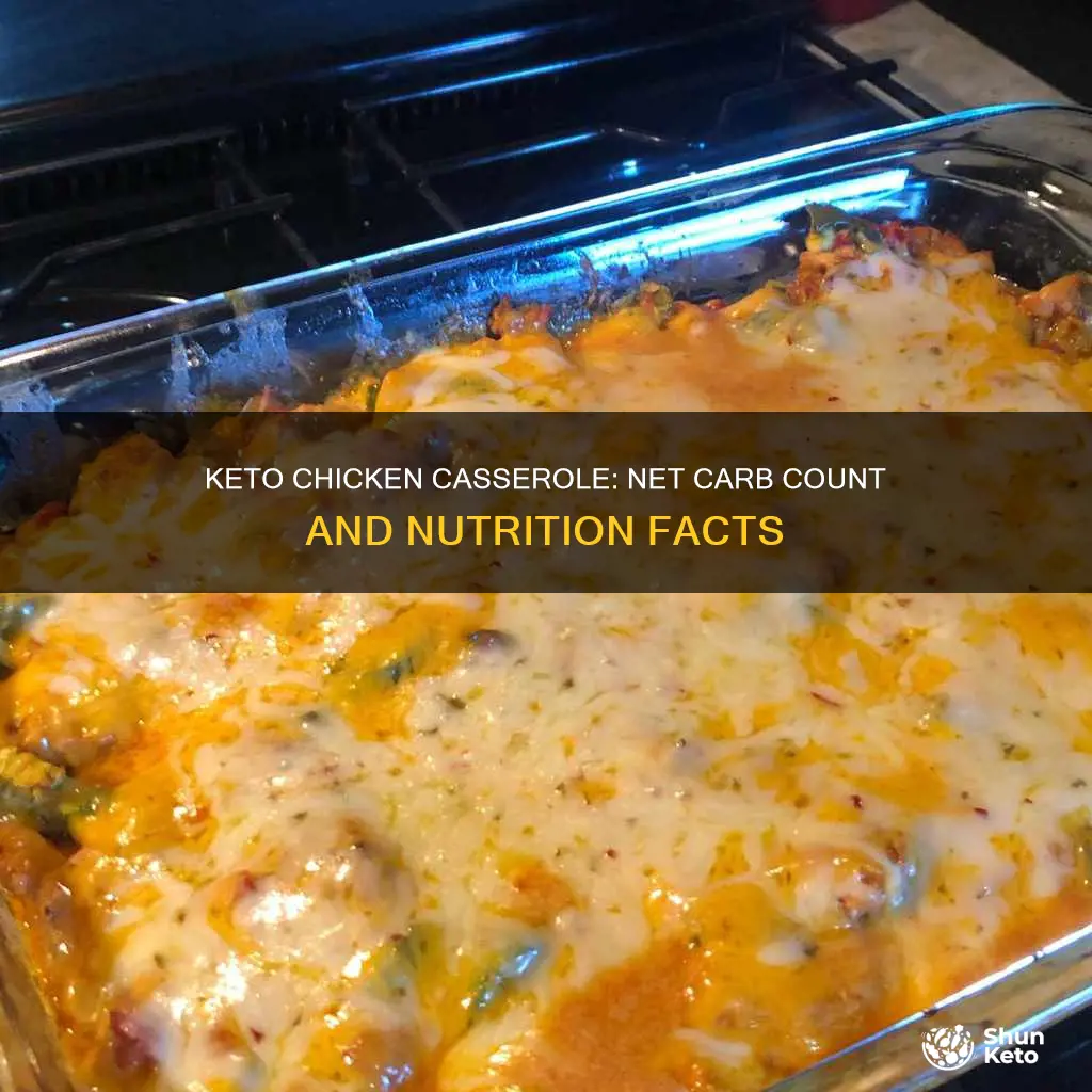 how many net carbs in keto chicken casserole