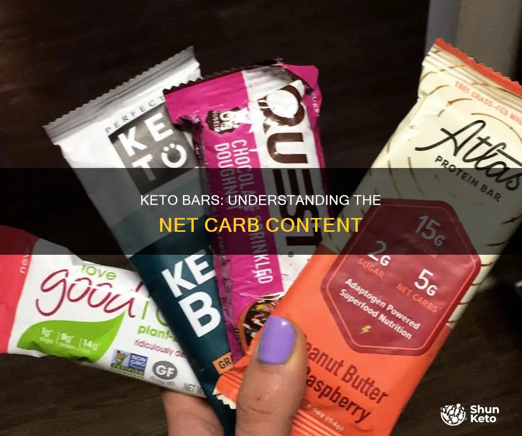 how many net carbs on keto bars