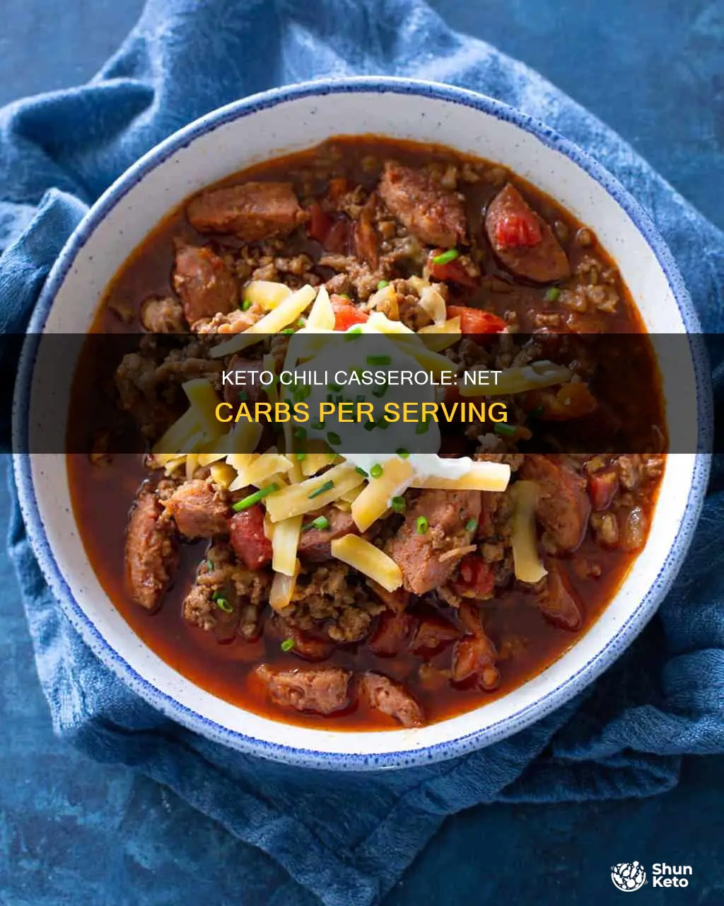 how many net carbs per serving of keto chili casserole