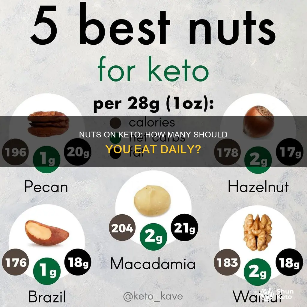 how many nuts a day on keto