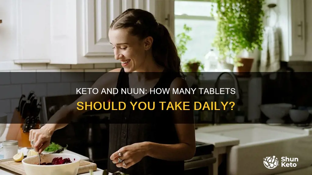 how many nuun tablets per day keto