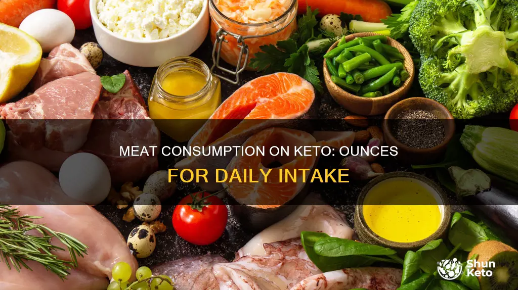 how many ounces of meat a day on keto