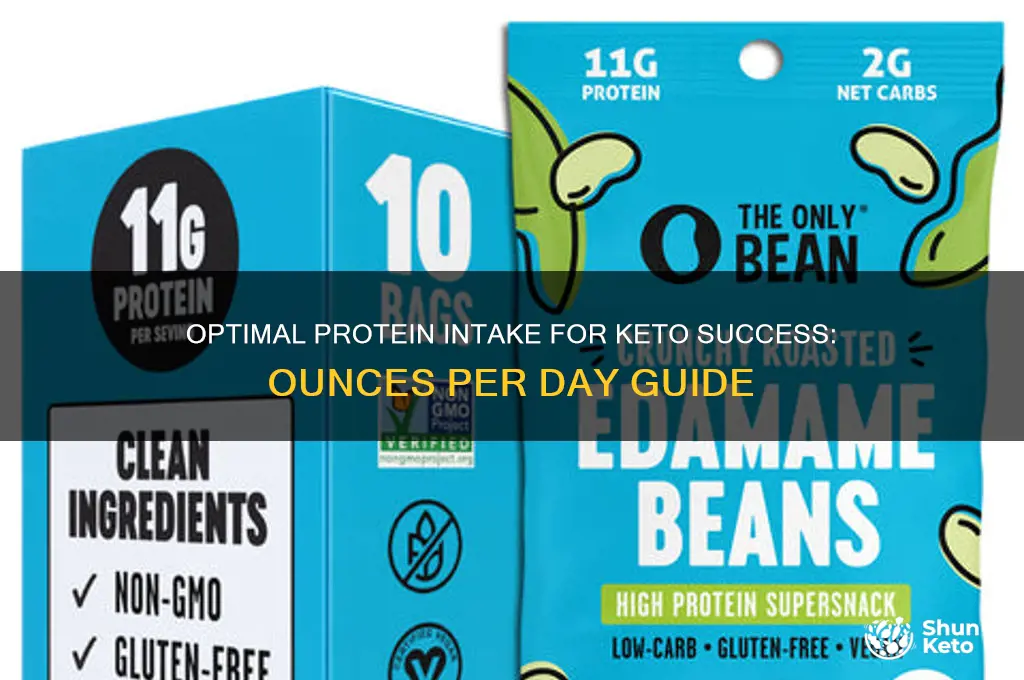 how many ounces of protein a day on keto diet