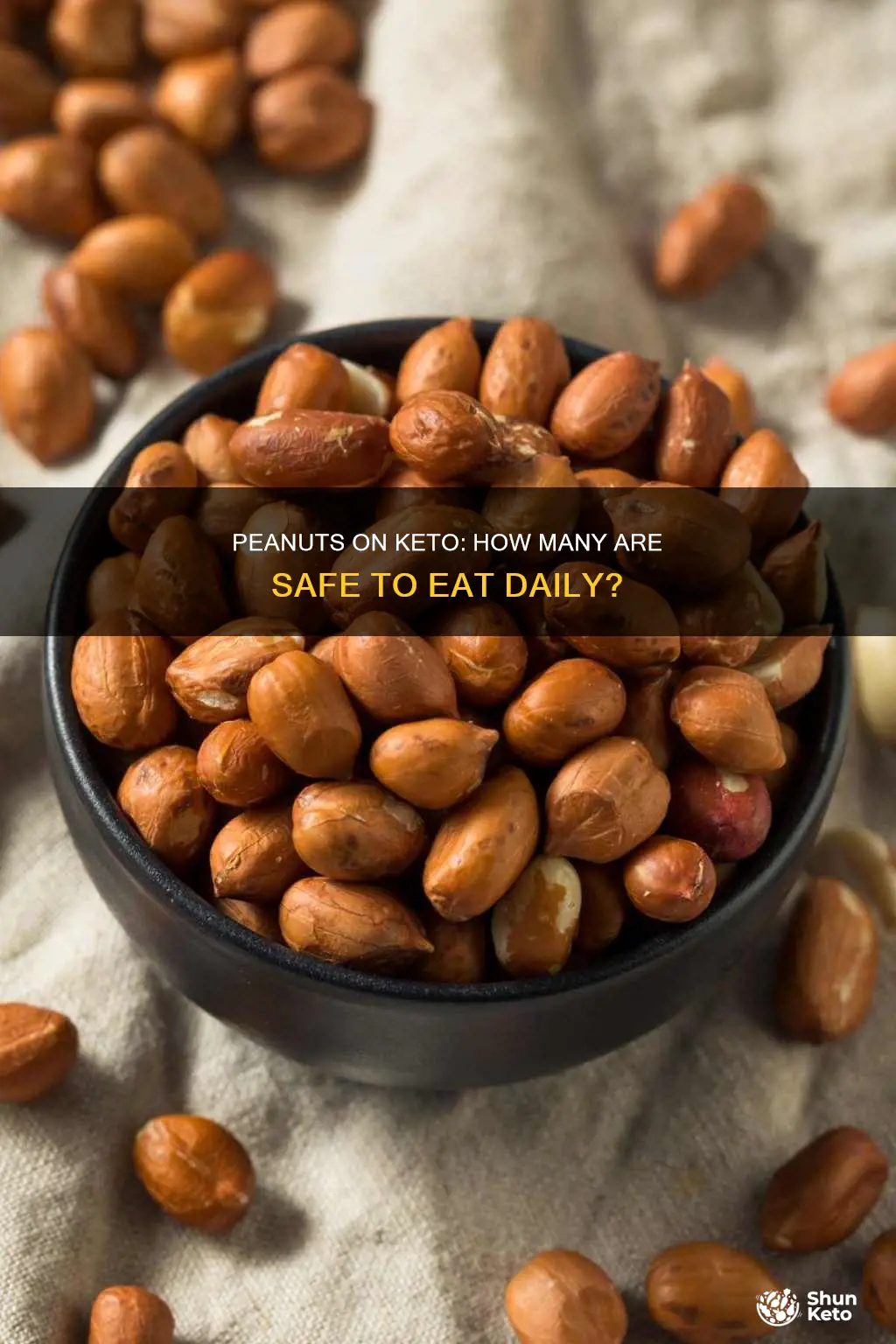 how many peanuts a day on keto