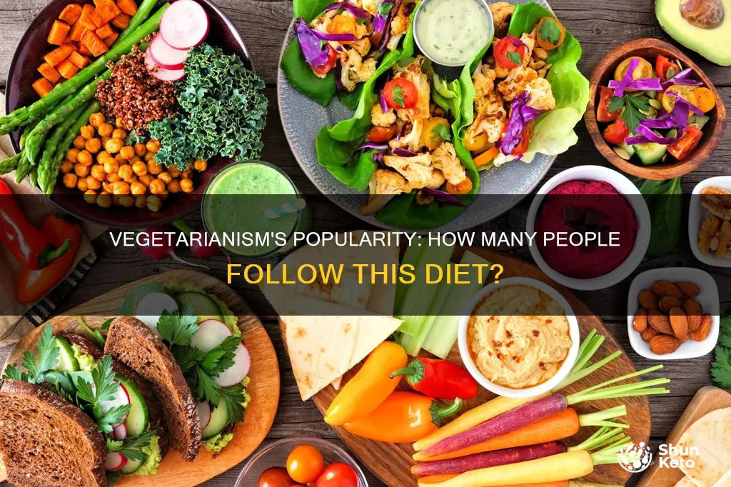 how many people do the vegetarian diet