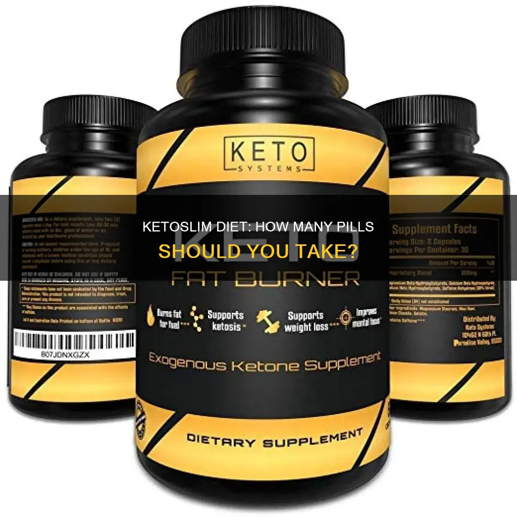 how many pills do i take on the ketoslim diet