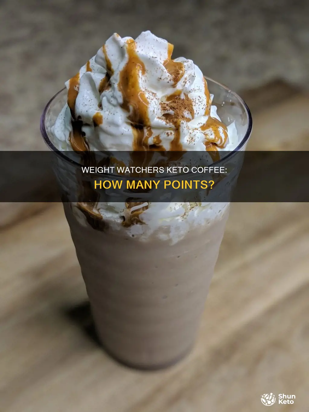 how many points on weight watchers is the keto coffee