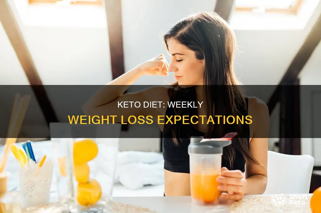 how many pound slost on ketogenic diet per week