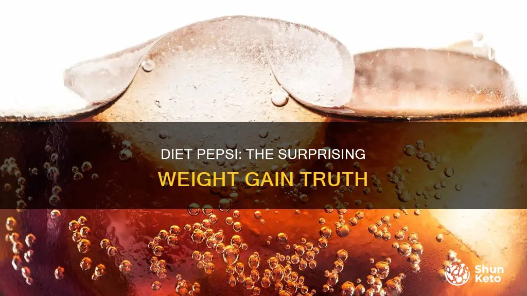 how many pounds will i gain drinking diet pepsi